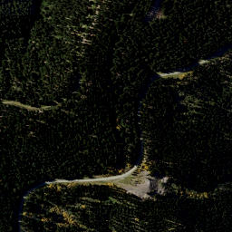 Satellite imagery of Hopkinsons Spur, NZ