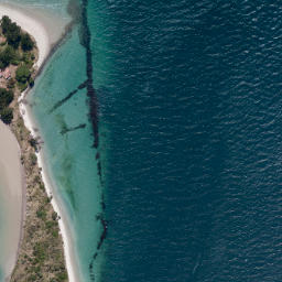Satellite imagery of Harington Point, NZ
