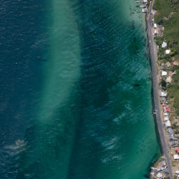 Satellite imagery of Harington Point, NZ