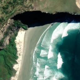 Satellite imagery of Rerewahine Point, NZ