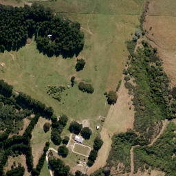 Satellite imagery of Acheron Point, NZ