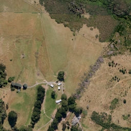 Satellite imagery of Acheron Point, NZ