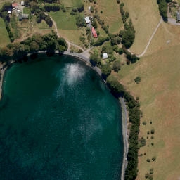 Satellite imagery of Pulling Point, NZ