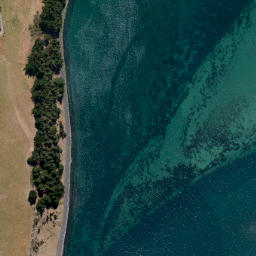 Satellite imagery of Pulling Point, NZ