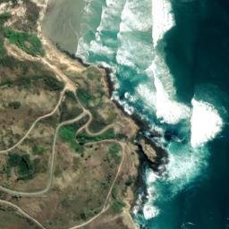 Satellite imagery of Rerewahine Point, NZ