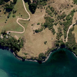 Satellite imagery of Acheron Point, NZ