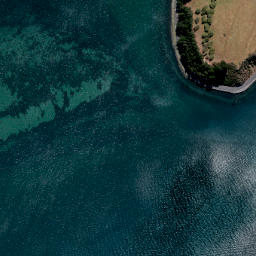 Satellite imagery of Pulling Point, NZ