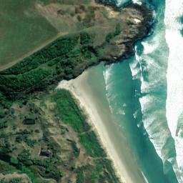 Satellite imagery of Quion Cliff, NZ