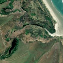 Satellite imagery of Quion Cliff, NZ