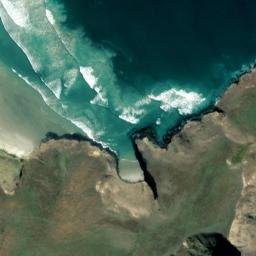 Satellite imagery of Pipikaretu Point, NZ