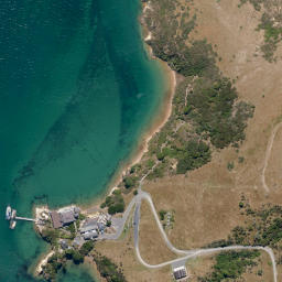 Satellite imagery of Quarantine Point, NZ