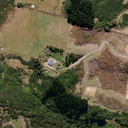Satellite imagery of Curles Point, NZ