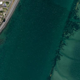 Satellite imagery of Curles Point, NZ