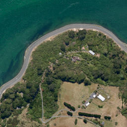 Satellite imagery of Grassy Point, NZ