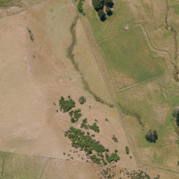 Satellite imagery of Larnach Castle, NZ