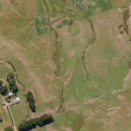 Satellite imagery of Larnach Castle, NZ