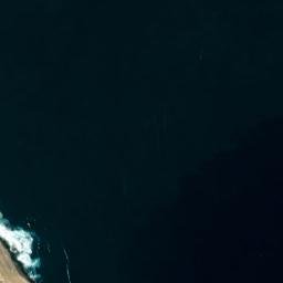 Satellite imagery of Cape Saunders, NZ