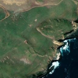 Satellite imagery of Cape Saunders, NZ