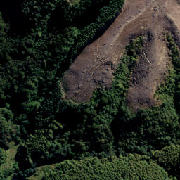 Satellite imagery of Jacobs Ladder, NZ