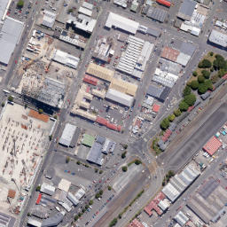 Satellite imagery of Otago University Survey Department, NZ