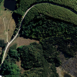 Satellite imagery of Jacobs Ladder, NZ
