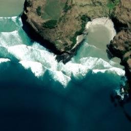 Satellite imagery of Matakitaki Point, NZ