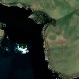 Satellite imagery of Cape Saunders, NZ