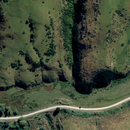 Satellite imagery of Jacobs Ladder, NZ