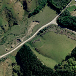 Satellite imagery of Jacobs Ladder, NZ