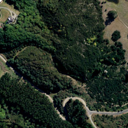 Satellite imagery of Jacobs Ladder, NZ