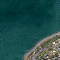 Satellite imagery of Burns Point, NZ