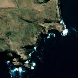 Satellite imagery of Cape Saunders, NZ
