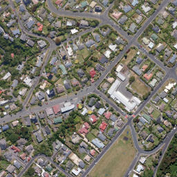 Satellite imagery of Burns Point, NZ