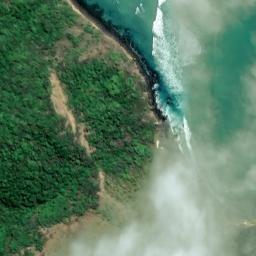 Satellite imagery of The Chasm, NZ