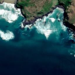 Satellite imagery of Seal Point, NZ