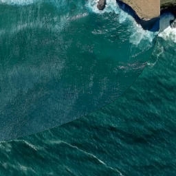 Satellite imagery of Pudneys Cliff, NZ