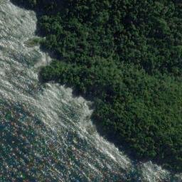 Satellite imagery of Divide Head, NZ