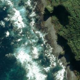 Satellite imagery of Cape Providence, NZ