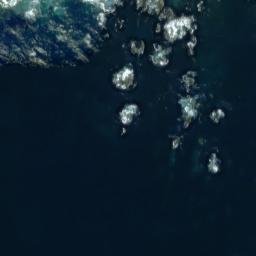 Satellite imagery of Cape Providence, NZ