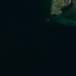 Satellite imagery of Reef Point, NZ