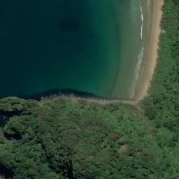 Satellite imagery of Cavern Head, NZ
