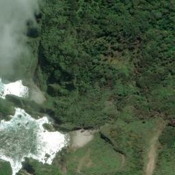 Satellite imagery of Gulches Head, NZ