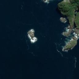 Satellite imagery of Cavern Head, NZ