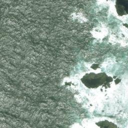 Satellite imagery of Gulches Head, NZ