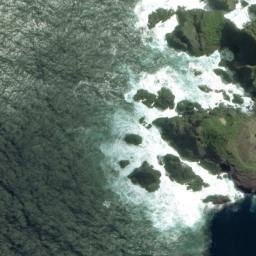 Satellite imagery of Gulches Head, NZ