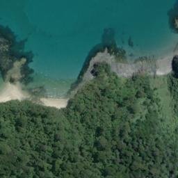 Satellite imagery of Gull Rock Point, NZ