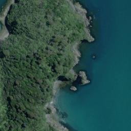 Satellite imagery of Gull Rock Point, NZ