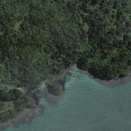 Satellite imagery of Fisherman Point, NZ