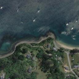 Satellite imagery of Lonnekers Point, NZ