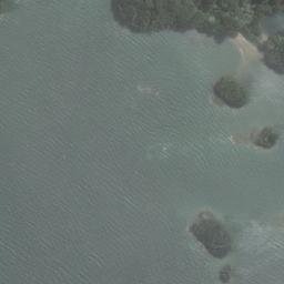 Satellite imagery of Cow and Calf Point, NZ